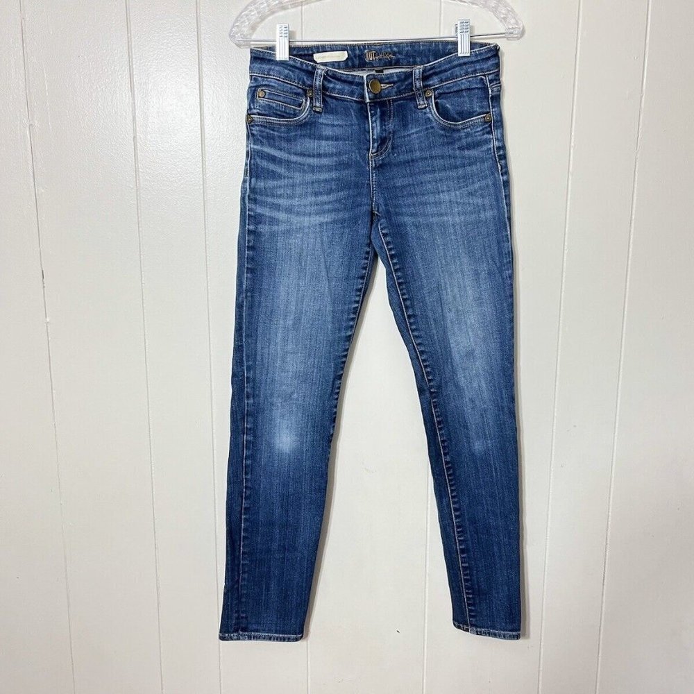 Kut From The Kloth Catherine Boyfriend Jeans Womens Size 2 Blue Denim Casual